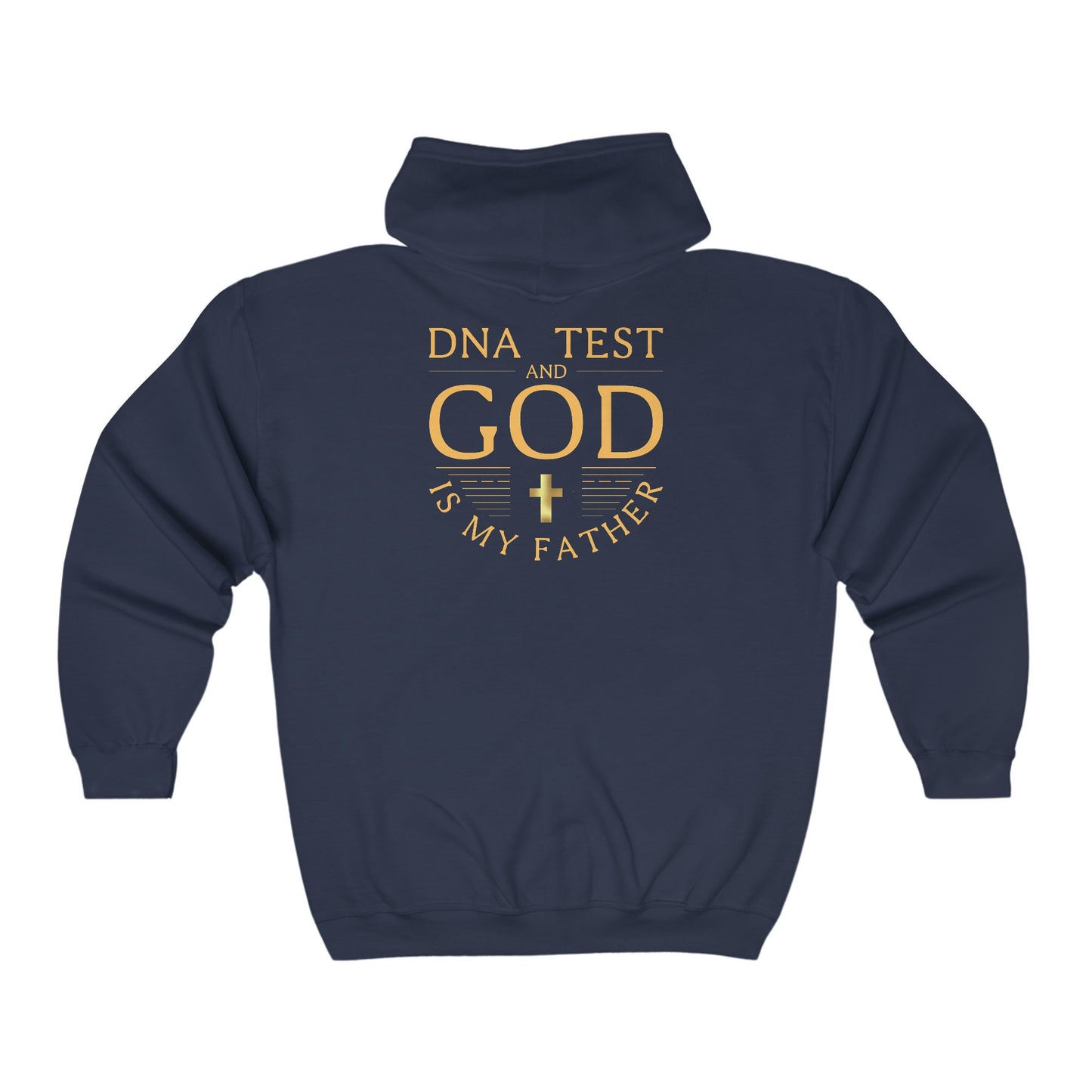 DNA Test and God Is My Father Zip-Up Hoodie - Kim’s Signature Beauty & Accessories