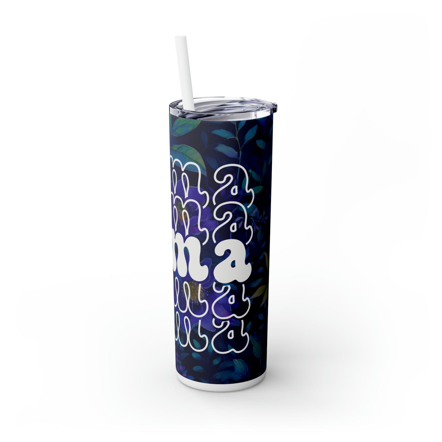 Mama | Skinny Tumbler with Straw, 20oz - Kim’s Signature Beauty & Accessories (Store description)