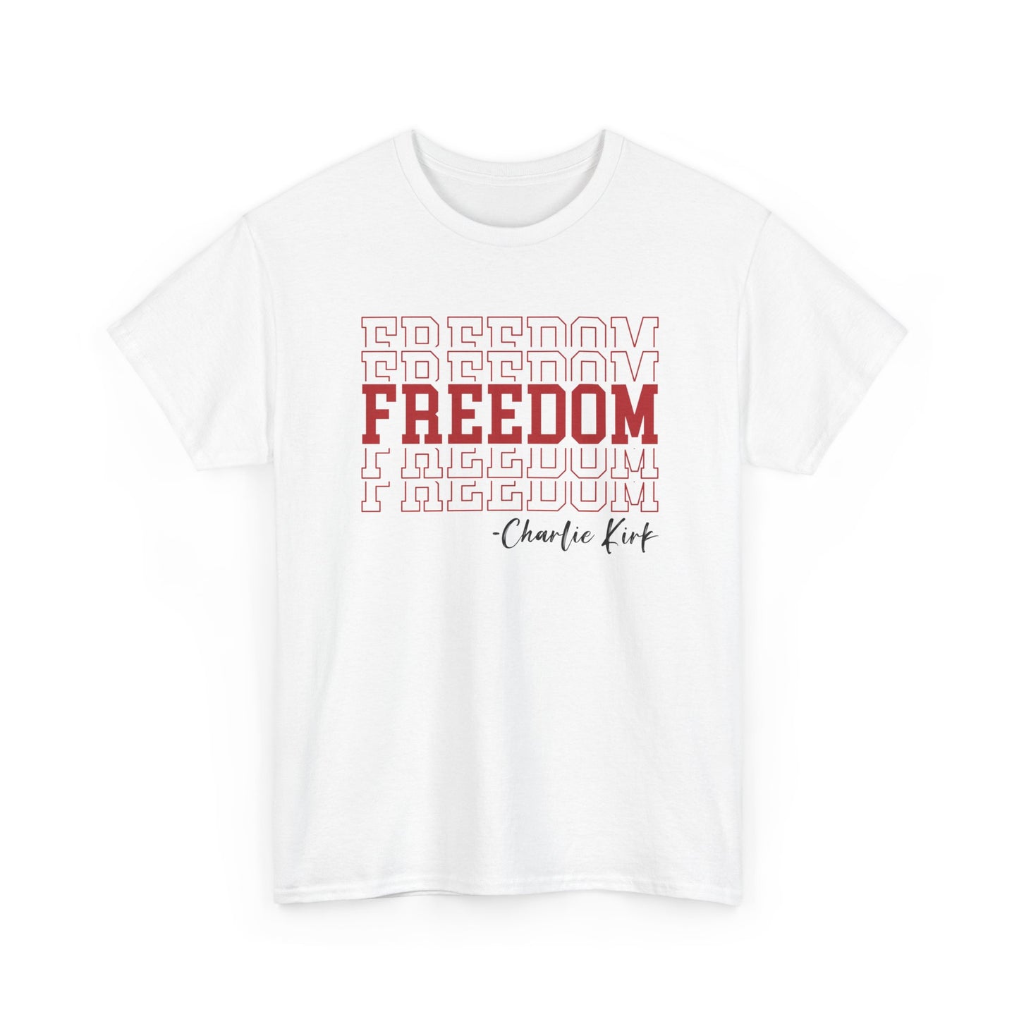 Freedom Unisex Cotton Tee - Comfortable Shirt for Everyday Wear, Versatile Gift, Perfect for Holidays & Celebrations - Kim’s Signature Beauty & Accessories