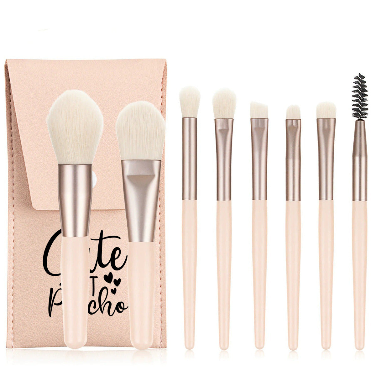 Cute But Psycho 8-Piece Makeup Brush Set - Kim’s Signature Beauty & Accessories