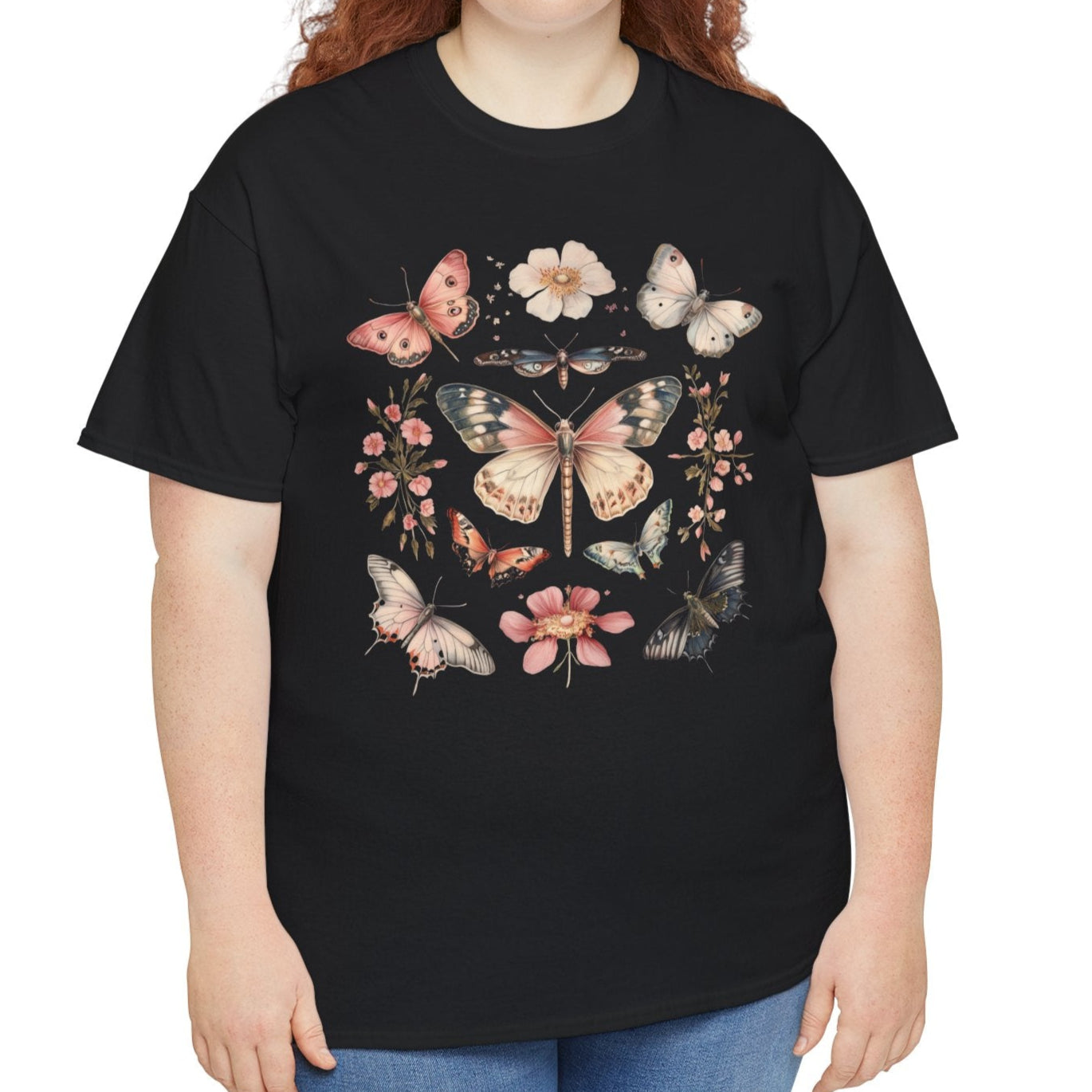 Fluttering Grace Butterfly Garden Tee - Kim’s Signature Beauty & Accessories