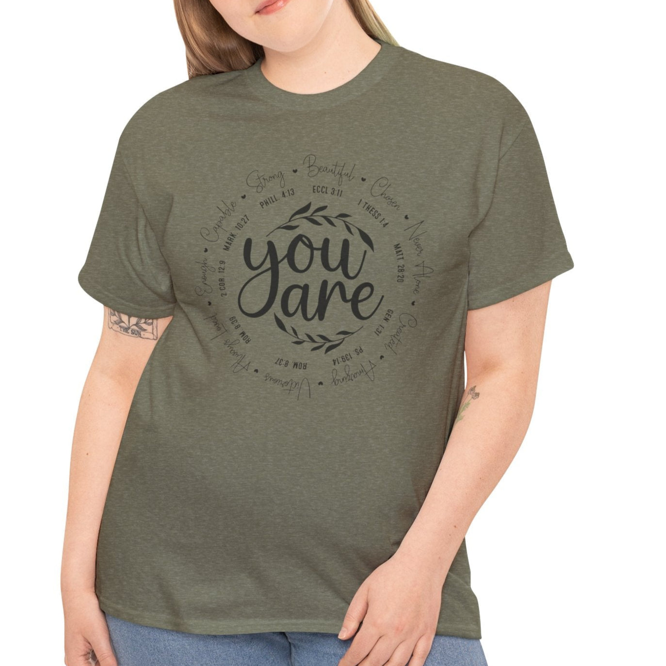 You Are...Scripture Tee - Kim’s Signature Beauty & Accessories (Store description)