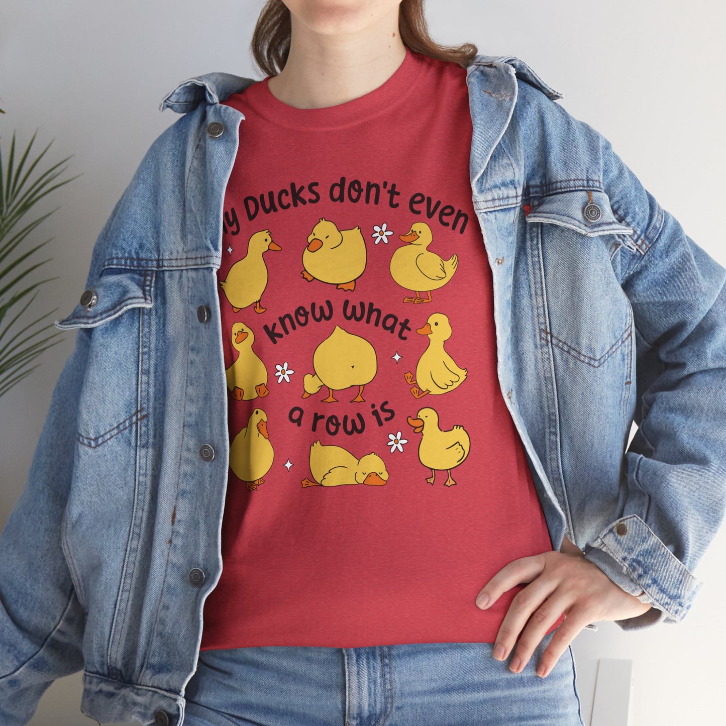 My Ducks Don’t Know What a Row Is – Funny Chaos Tee - Kim’s Signature Beauty & Accessories (Store description)