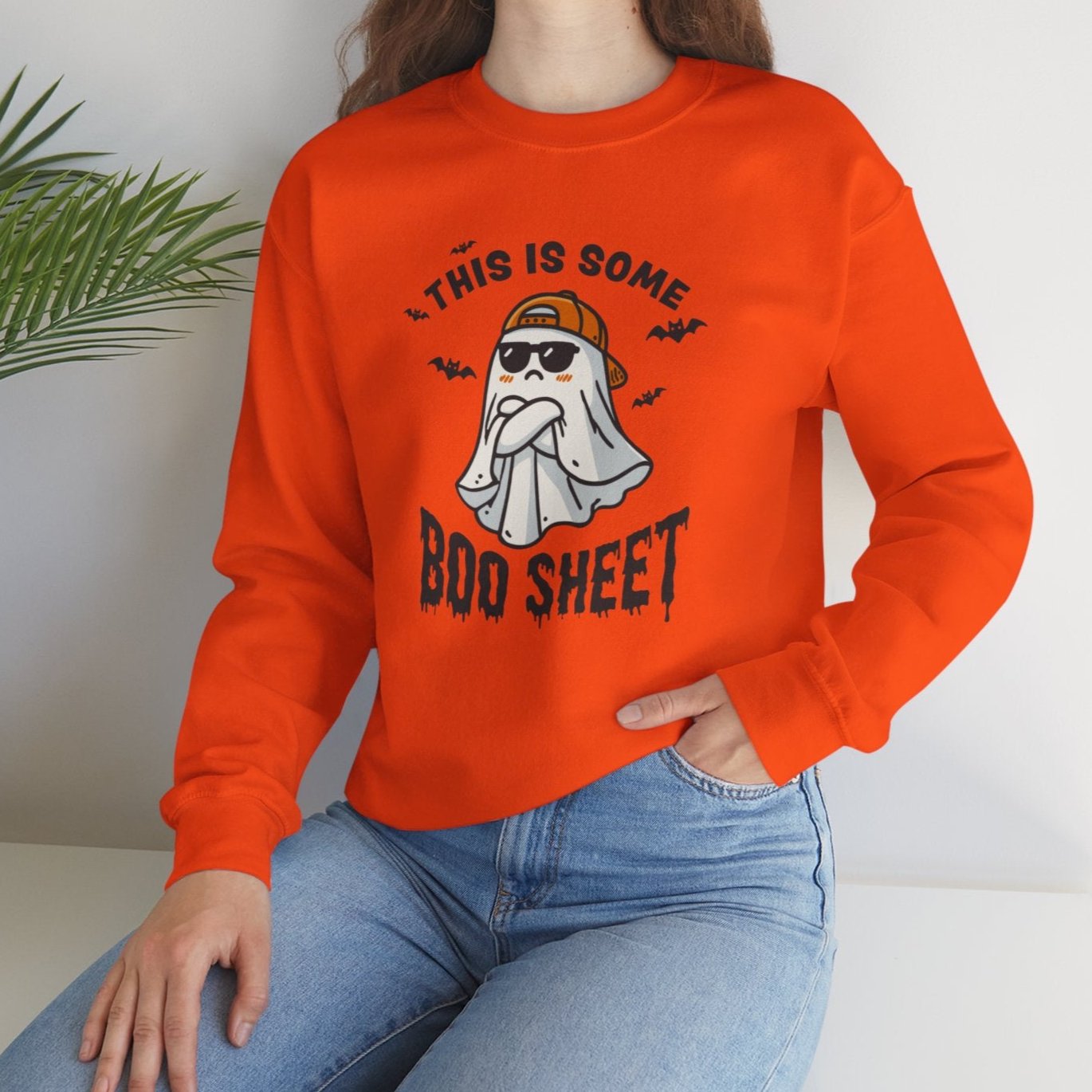 This is Some Boo Sheet Ghost Sweatshirt - Kim’s Signature Beauty & Accessories