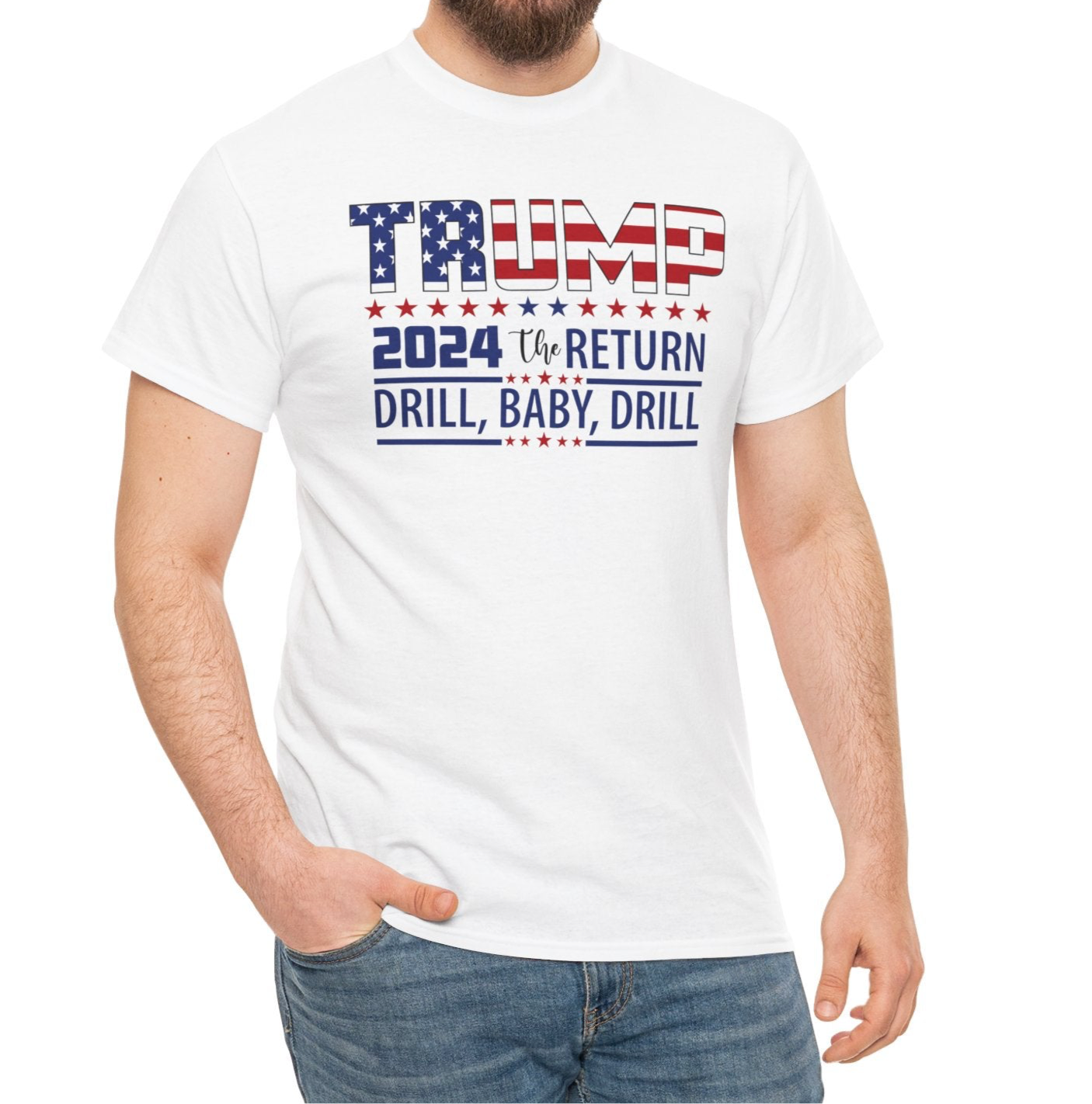 Trump- Drill Baby Drill | Tee - Kim’s Signature Beauty & Accessories (Store description)