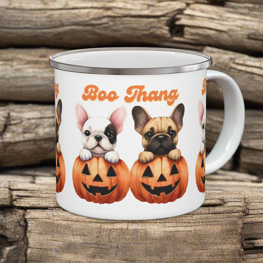 Boo Thang Enamel Camping Mug - Kim’s Signature Beauty & Accessories (Store description)