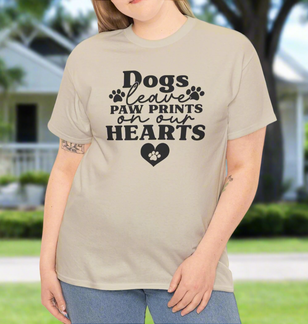 Dog Paw Prints Tee - Kim’s Signature Beauty & Accessories