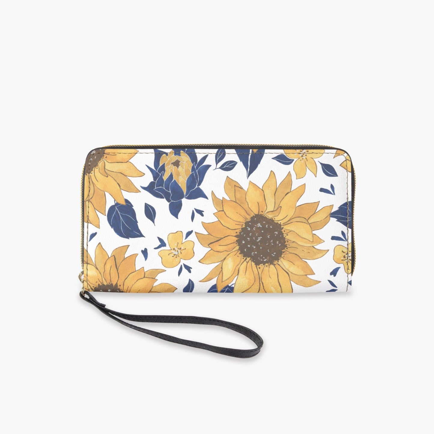Blue Sunshine | Leather Wristlet Clutch Wallet - Kim’s Signature Beauty & Accessories (Store description)
