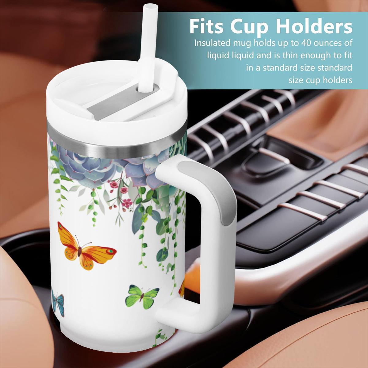 Enjoy Every Moment 40oz Tumbler - Kim’s Signature Beauty & Accessories (Store description)