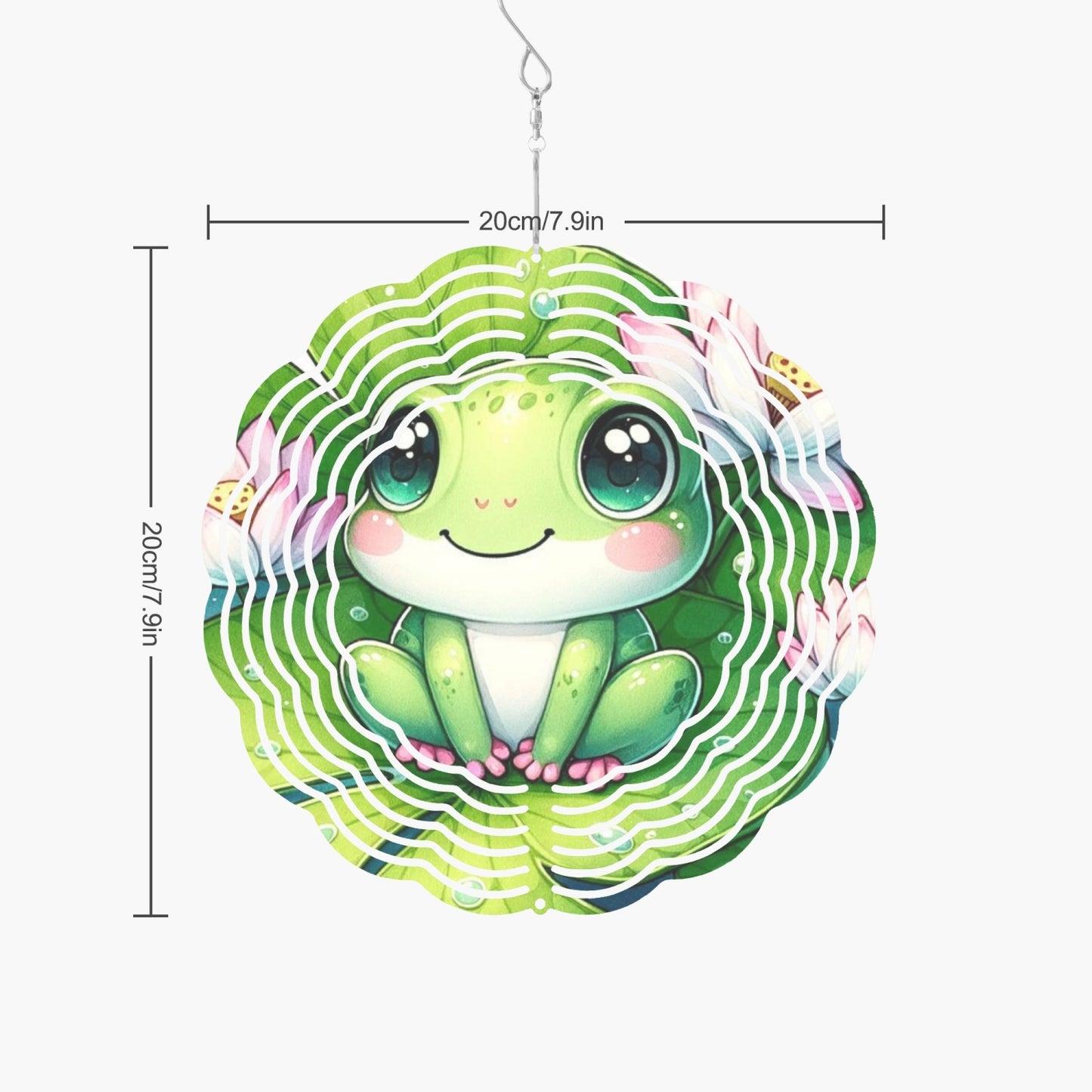 Happy Frog Wind Spinner - Kim’s Signature Beauty & Accessories (Store description)