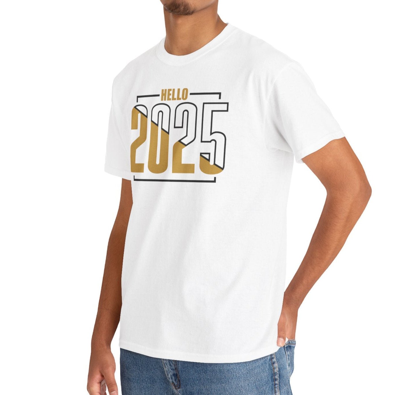 Hello 2025 New Year Tee - Kim’s Signature Beauty & Accessories (Store description)