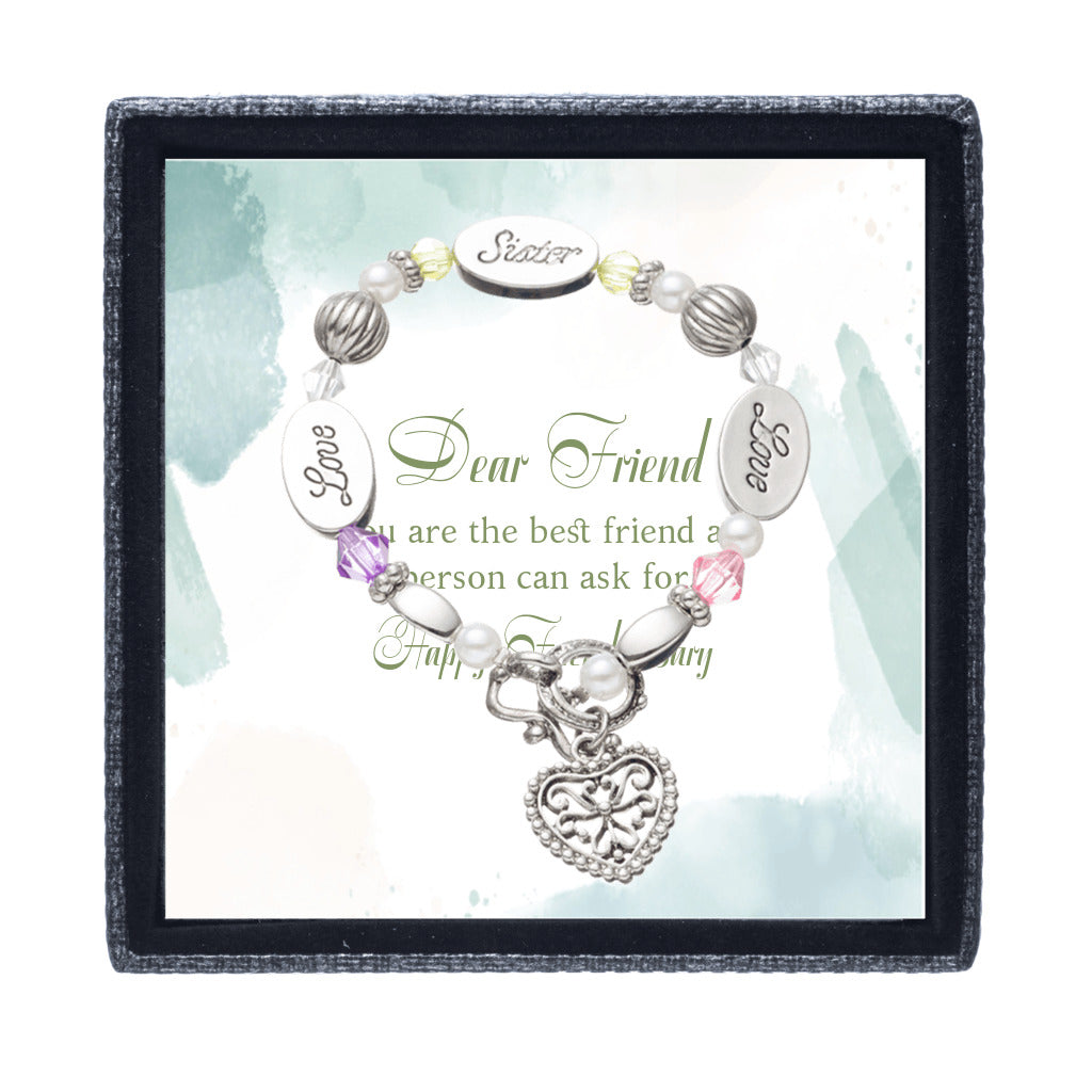 Best Friend | Sister Expression Bracelet - Kim’s Signature Beauty & Accessories (Store description)