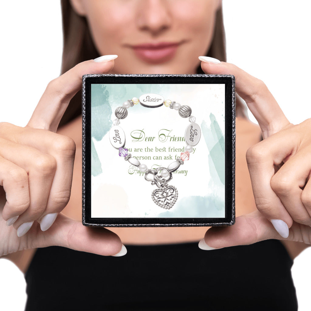 Best Friend | Sister Expression Bracelet - Kim’s Signature Beauty & Accessories (Store description)