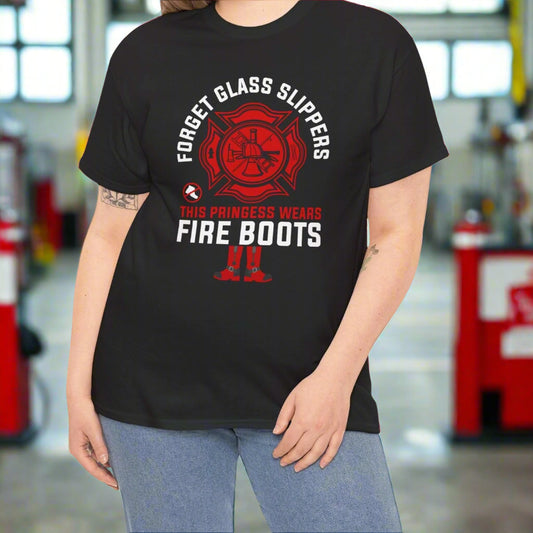 Fire boot Princess Cotton Tee - Kim’s Signature Beauty & Accessories