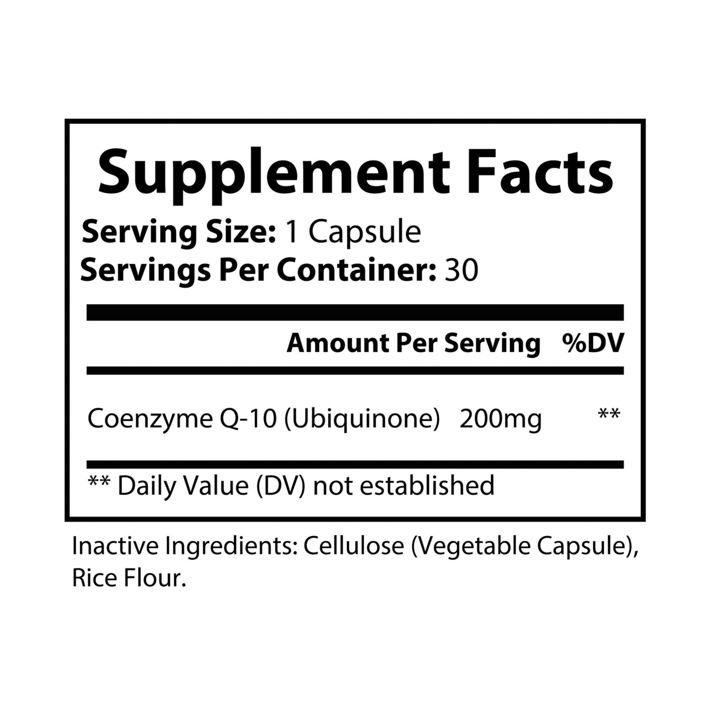 CoQ10 (Ubiquinone) Supplement (30 Capsules) - Kim’s Signature Beauty & Accessories (Store description)