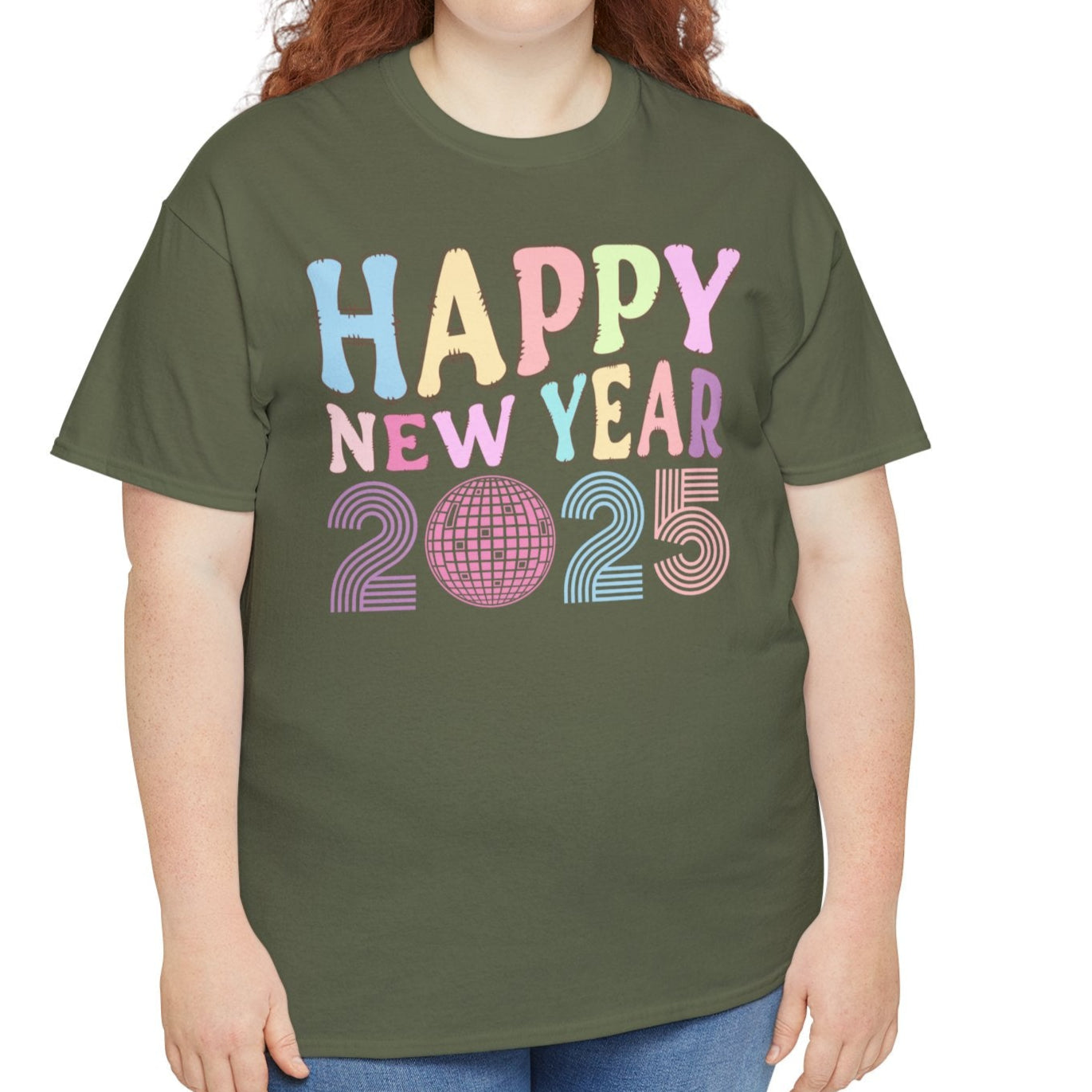 Happy New Year 2025 Retro Tee - Kim’s Signature Beauty & Accessories (Store description)