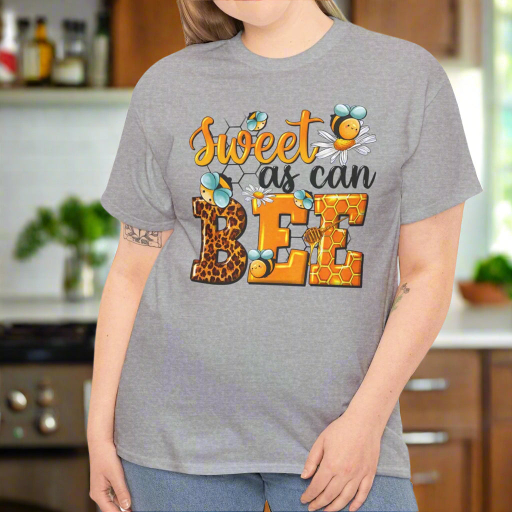 Sweet As Can Bee T-Shirt – Cute Bee Graphic Tee - Kim’s Signature Beauty & Accessories