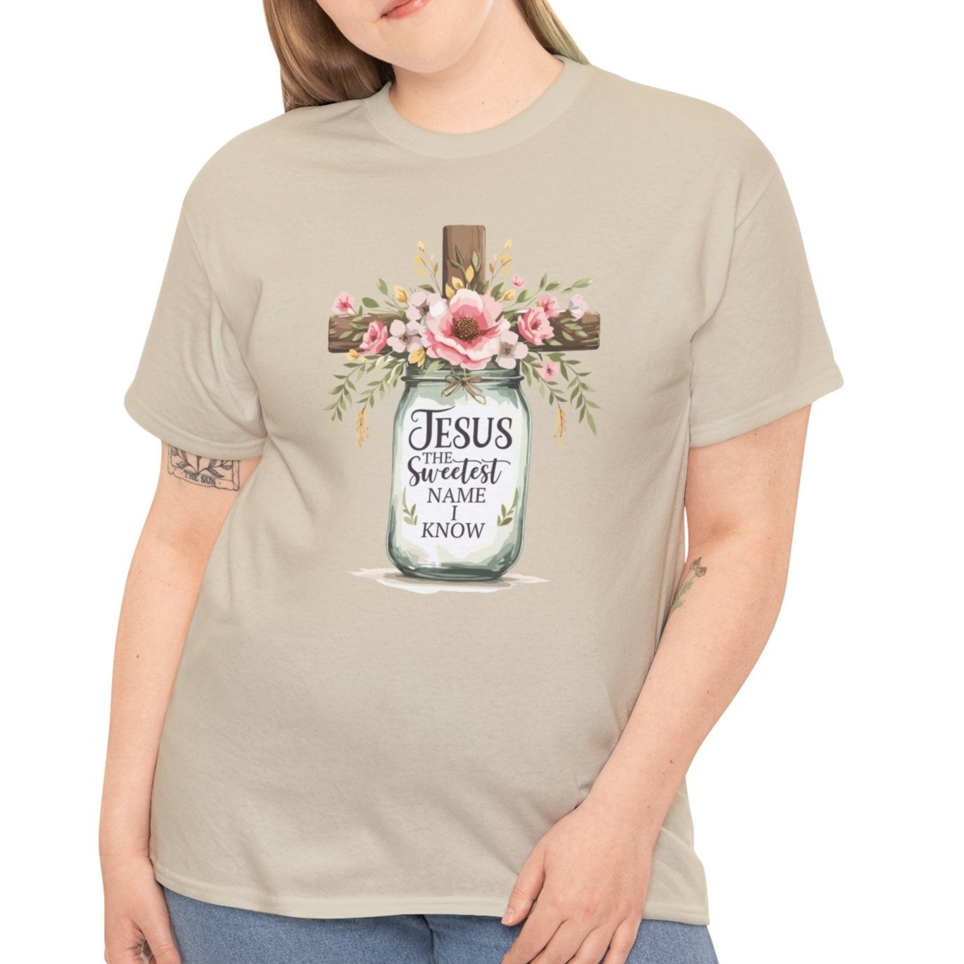 Jesus The Sweetest Name Tee - Kim’s Signature Beauty & Accessories (Store description)