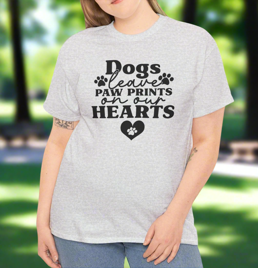 Dog Paw Prints Tee - Kim’s Signature Beauty & Accessories