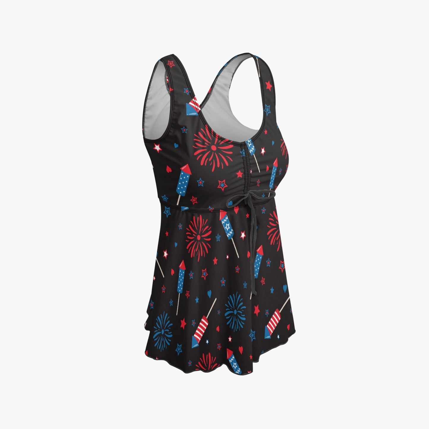 Firework Fiesta | Women's Two-Piece Swimsuit - Kim’s Signature Beauty & Accessories (Store description)