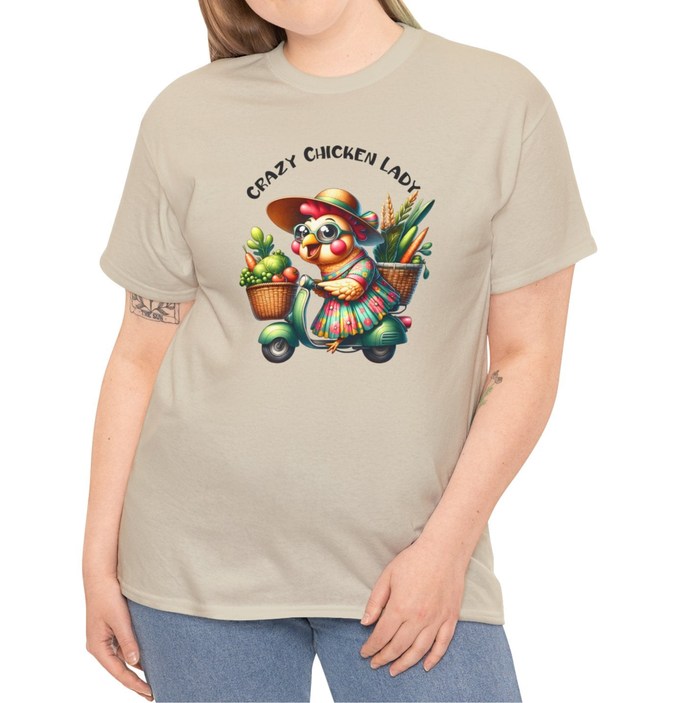 Crazy Chicken Lady | Cotton Tee - Kim’s Signature Beauty & Accessories (Store description)