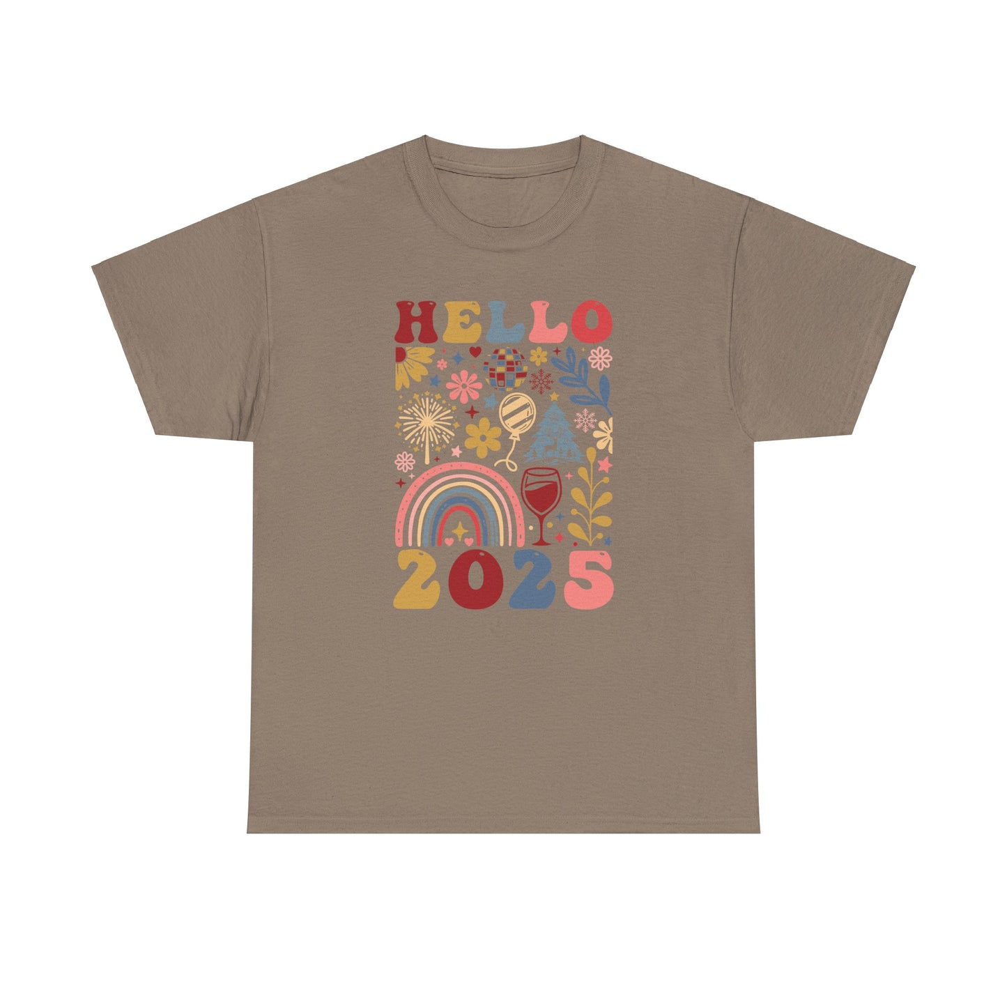 Hello 2025 Boho Tee - Kim’s Signature Beauty & Accessories (Store description)