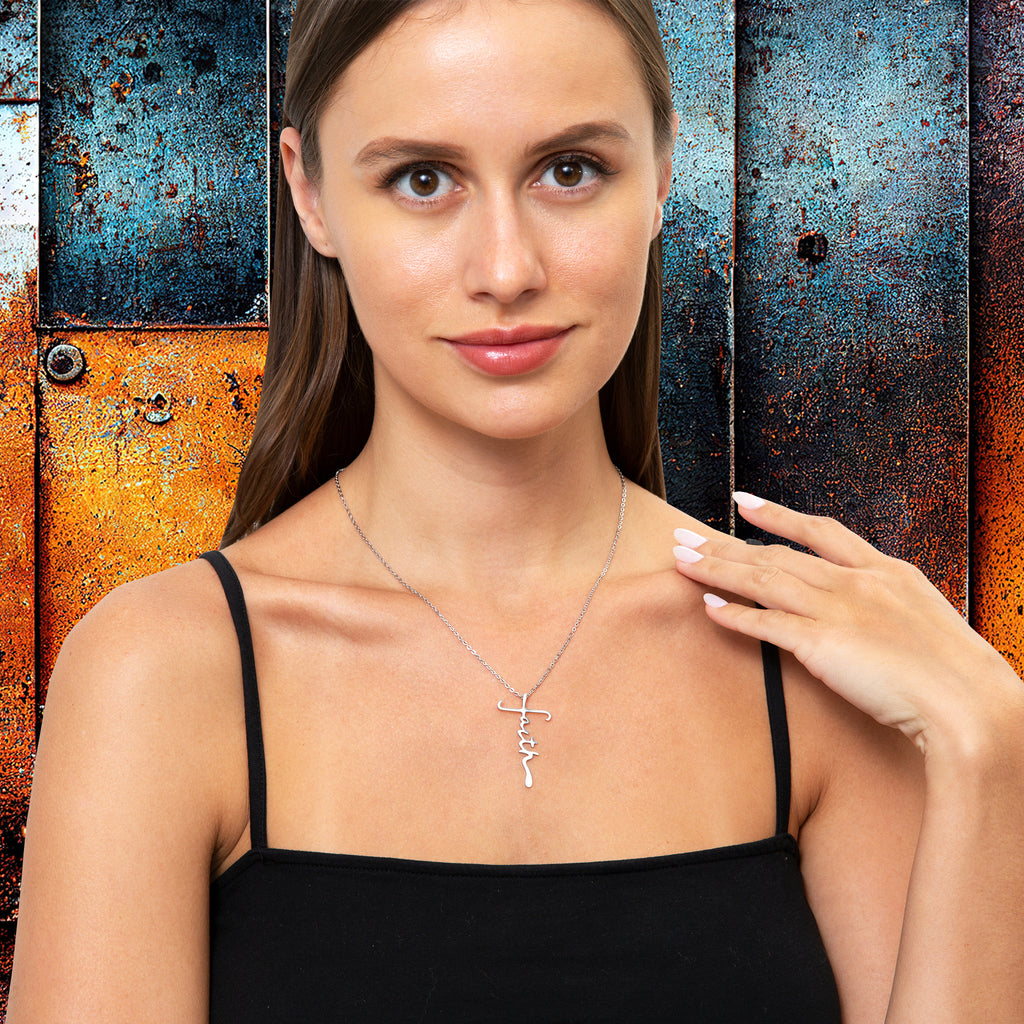 Faith Forever - Faith Cross Necklace - Kim’s Signature Beauty & Accessories (Store description)