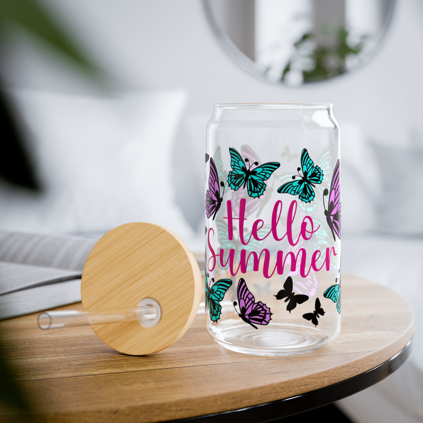Hello Summer Sipper Glass - Kim’s Signature Beauty & Accessories