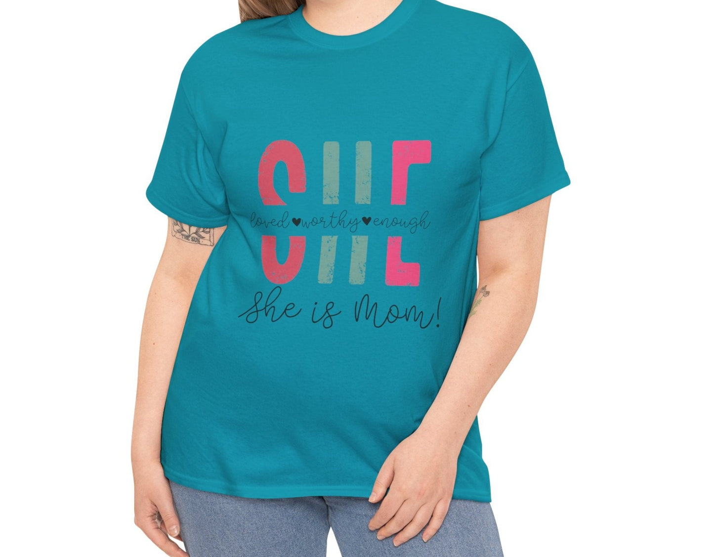 She is | Cotton Tee - Kim’s Signature Beauty & Accessories (Store description)