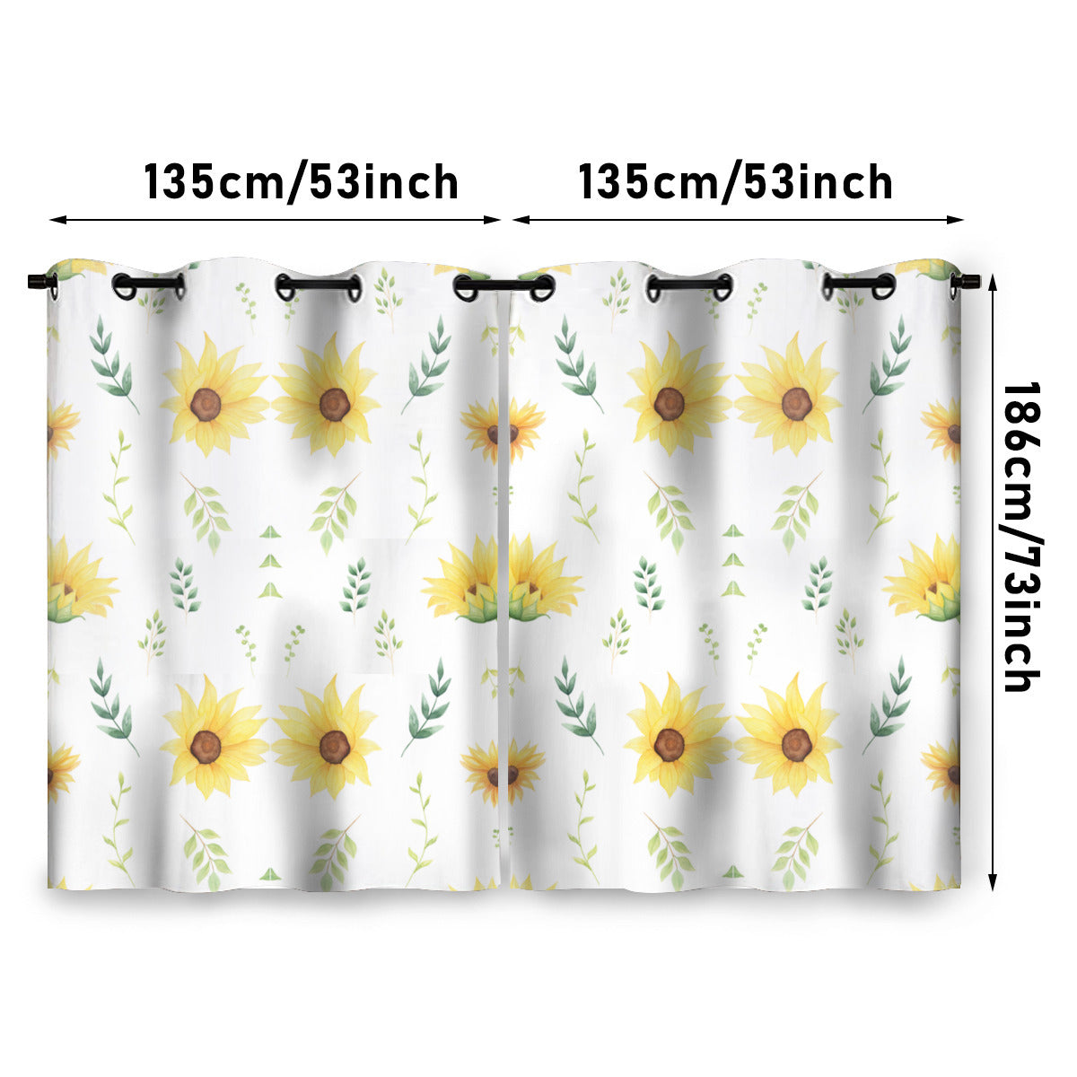 Yellow Blooms | Curtains - Kim’s Signature Beauty & Accessories (Store description)