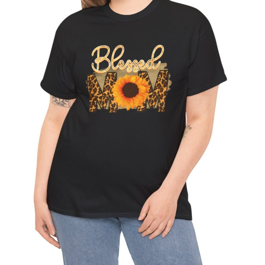 Blessed Mom | Cotton Tee - Kim’s Signature Beauty & Accessories