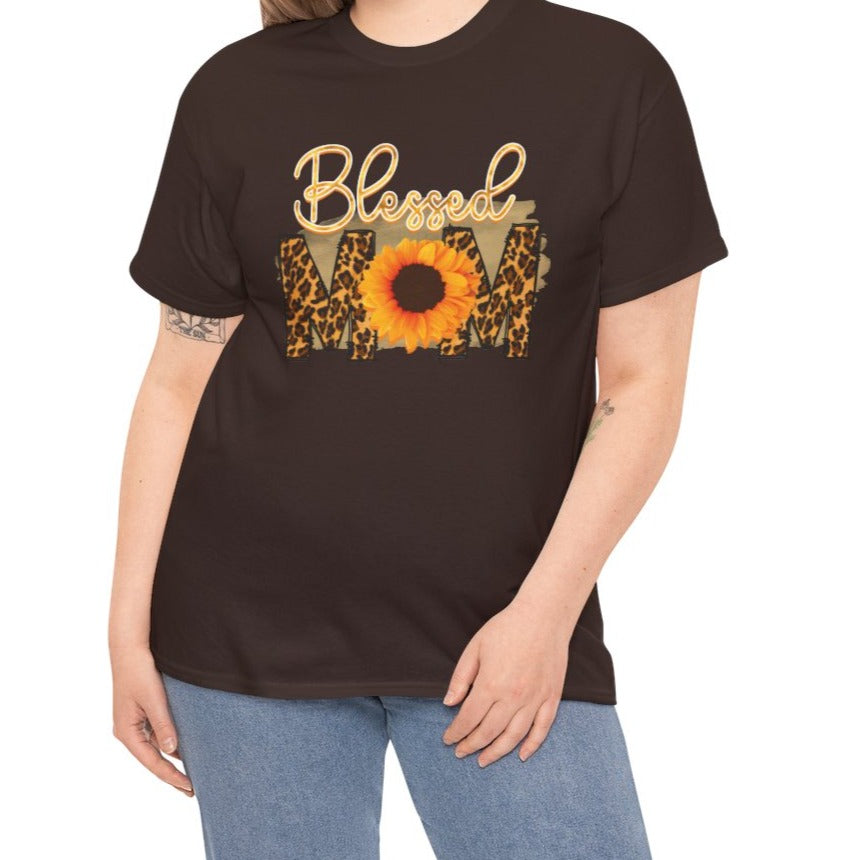 Blessed Mom | Cotton Tee - Kim’s Signature Beauty & Accessories