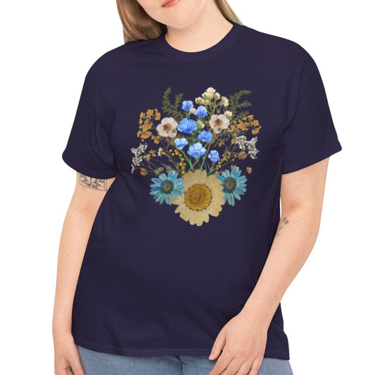 Floral Bouquet Cotton Tee - Kim’s Signature Beauty & Accessories