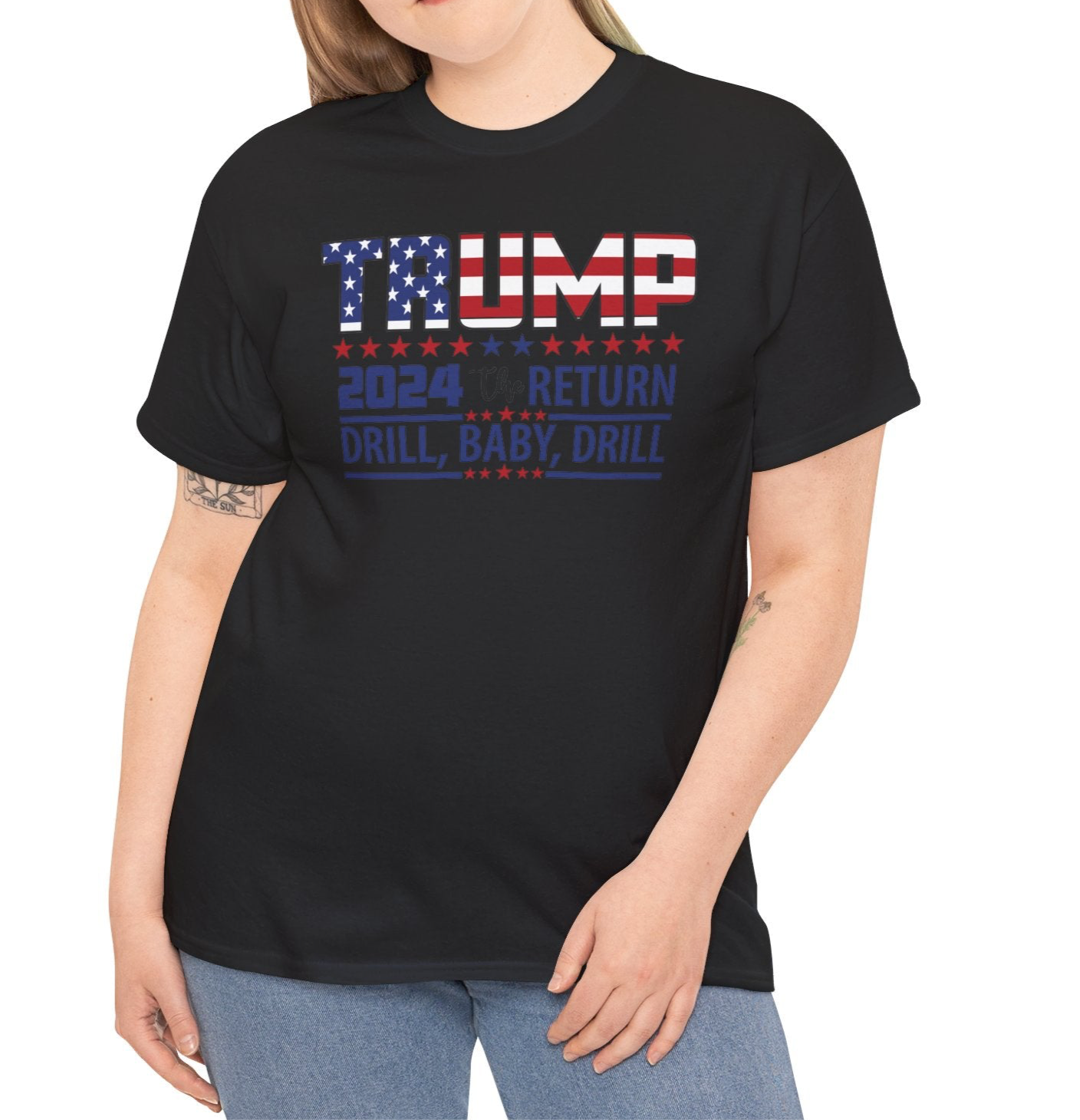 Trump- Drill Baby Drill | Tee - Kim’s Signature Beauty & Accessories (Store description)