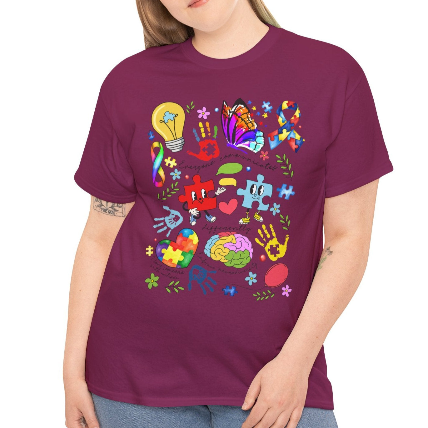 Proud Autism Mom Cotton Tee - Kim’s Signature Beauty & Accessories (Store description)