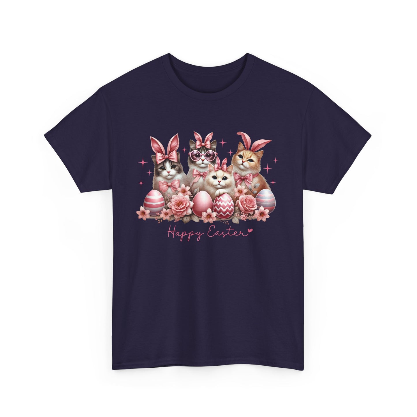 Happy Easter - Adorable Cats with Bunny Ears Tee 🐱🐰🌸 - Kim’s Signature Beauty & Accessories
