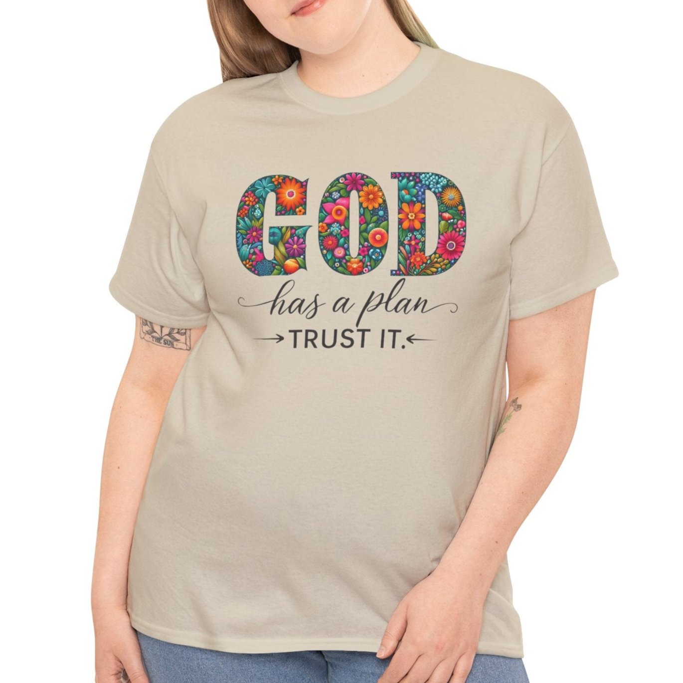 God Has A Plan Tee - Kim’s Signature Beauty & Accessories (Store description)