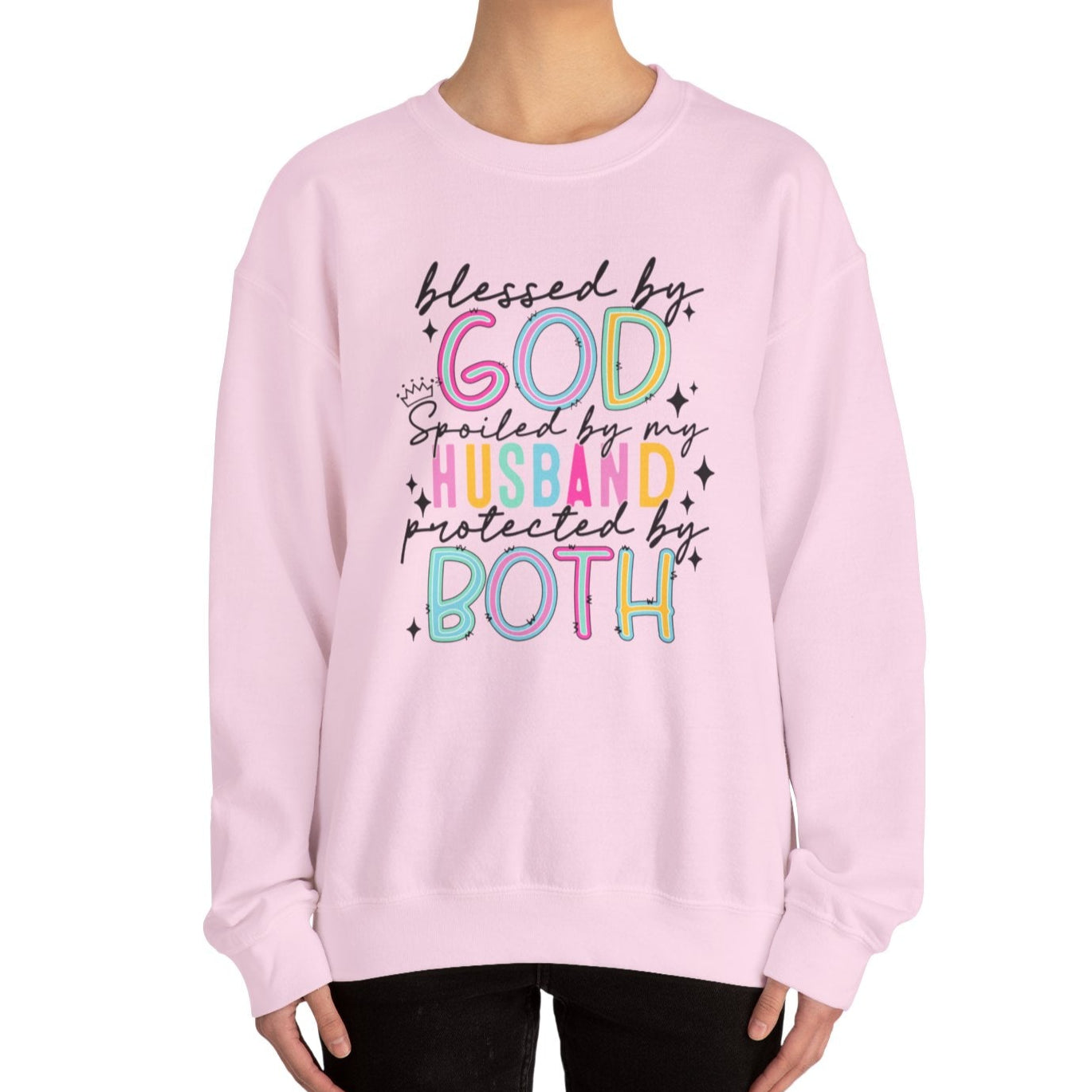 Faith, Love, and Protection Sweatshirt - Kim’s Signature Beauty & Accessories (Store description)