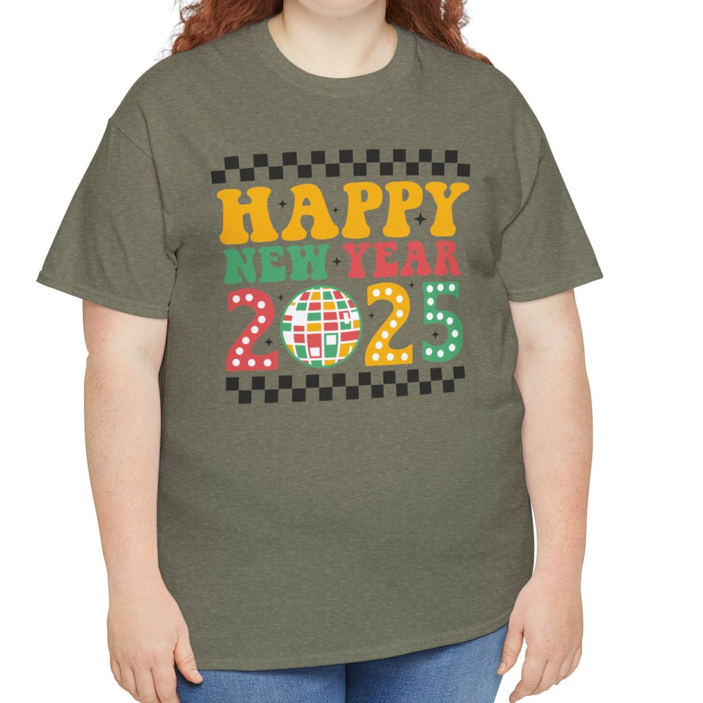 Happy New Year 2025 Cotton Tee - Kim’s Signature Beauty & Accessories (Store description)