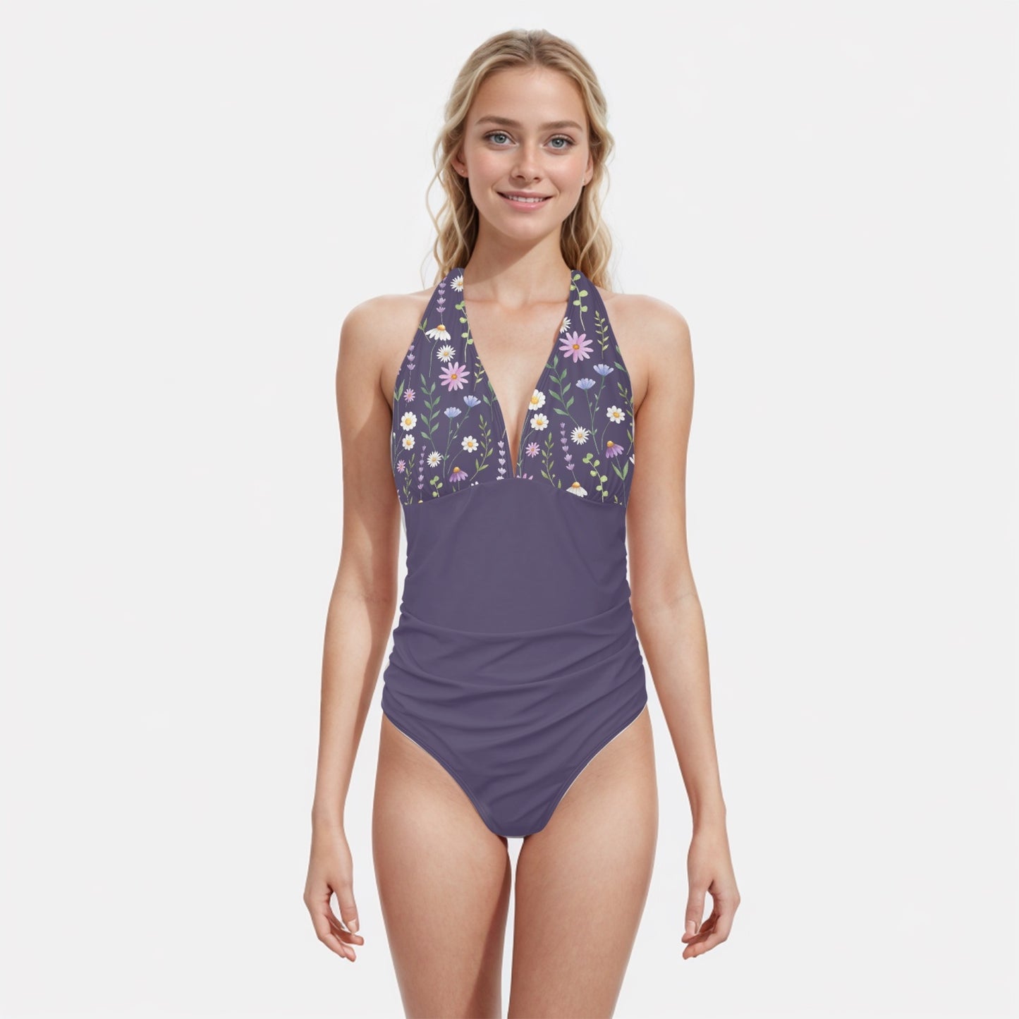 Spring Bloom | Women's One-Piece Swimsuit - Kim’s Signature Beauty & Accessories (Store description)