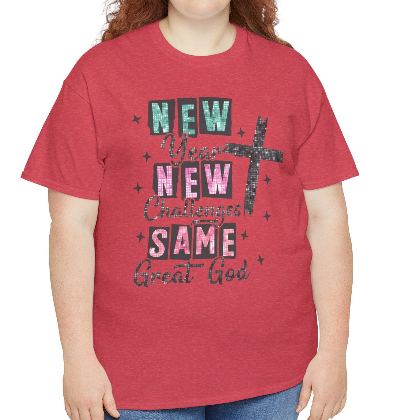 New Year, New Callenges, Same Great God Tee - Kim’s Signature Beauty & Accessories (Store description)