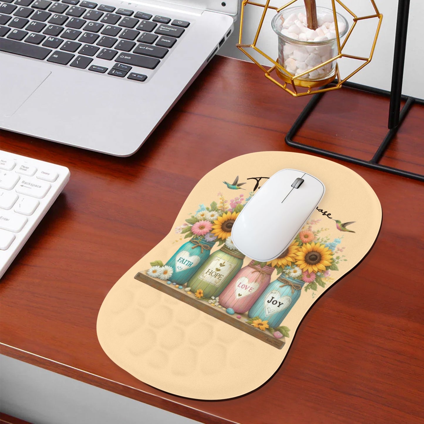 Today I choose..... Mouse Pad with Wrist Rest - Kim’s Signature Beauty & Accessories (Store description)