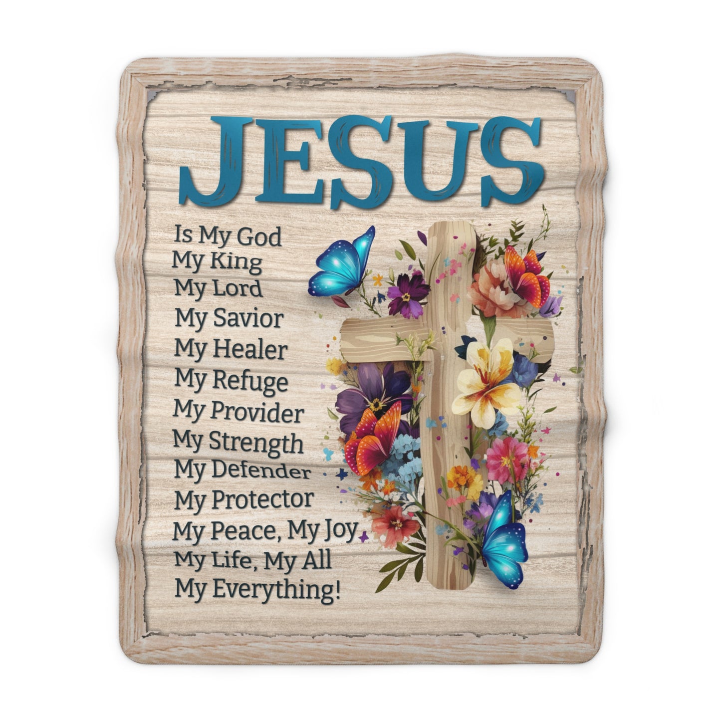 Jesus is My Everything Blanket - Kim’s Signature Beauty & Accessories (Store description)