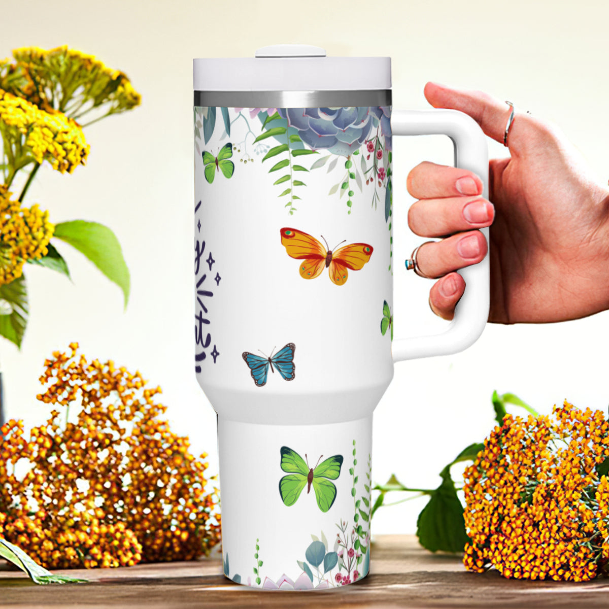 Enjoy Every Moment 40oz Tumbler - Kim’s Signature Beauty & Accessories (Store description)