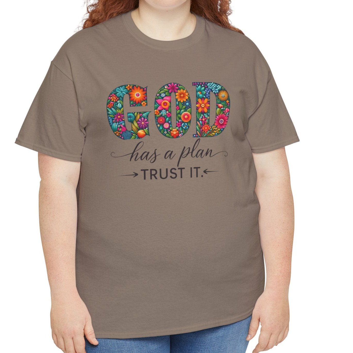 God Has A Plan Tee - Kim’s Signature Beauty & Accessories (Store description)
