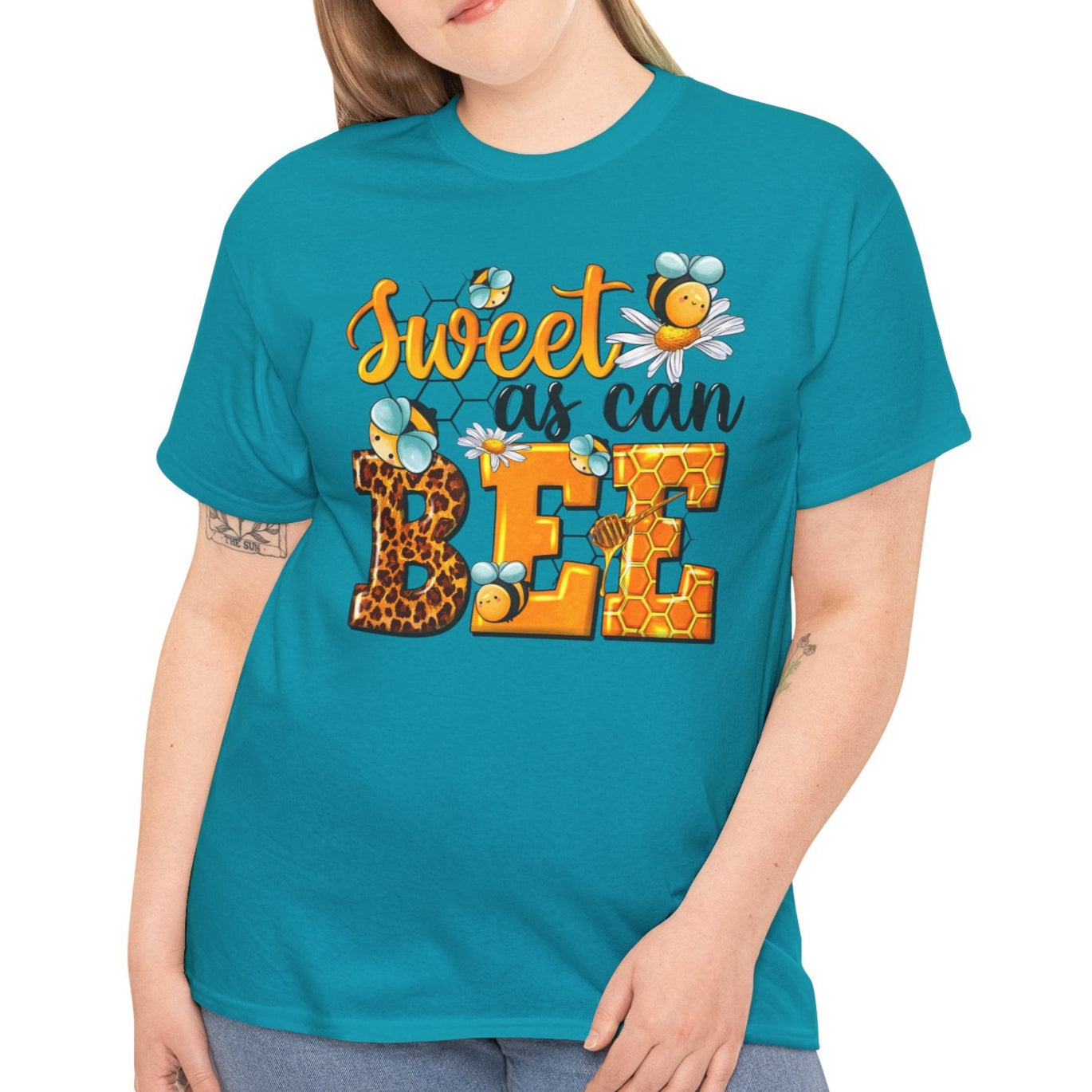 Sweet As Can Bee T-Shirt – Cute Bee Graphic Tee - Kim’s Signature Beauty & Accessories