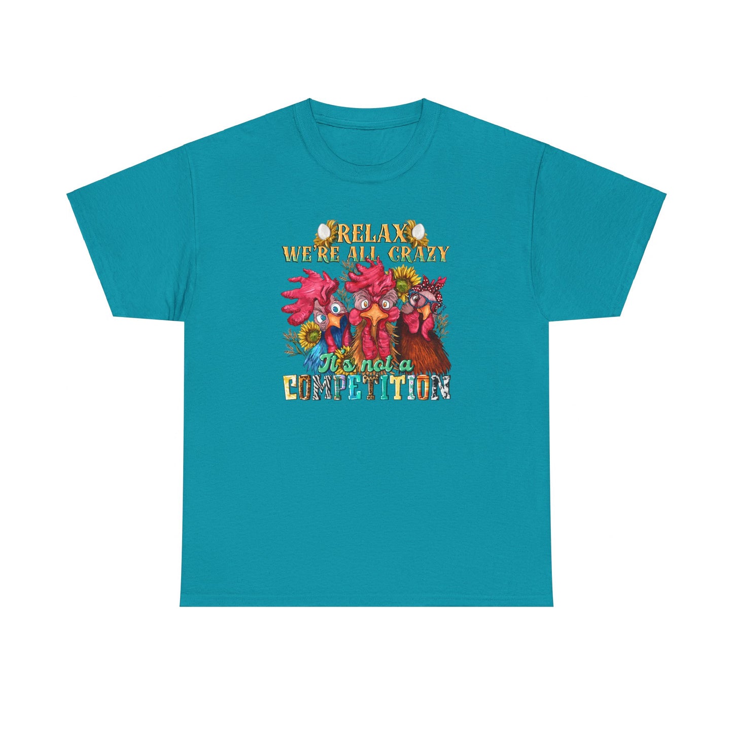 We're All Crazy | Cotton Tee - Kim’s Signature Beauty & Accessories (Store description)