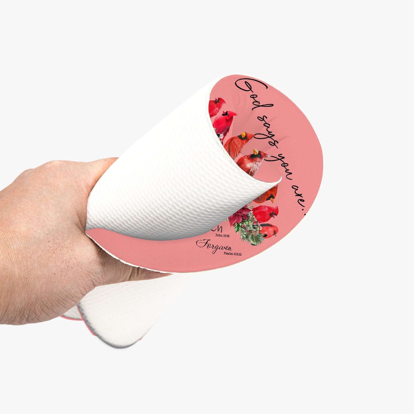 God Says You Are | Cardinal Mouse Pad – Faith-Inspired Design with Wrist Support - Kim’s Signature Beauty & Accessories (Store description)
