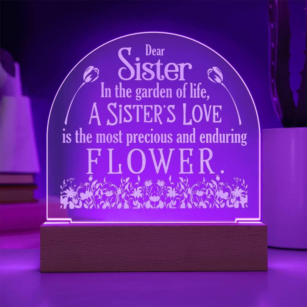 A Sisters Love | Acrylic night light - Kim’s Signature Beauty & Accessories