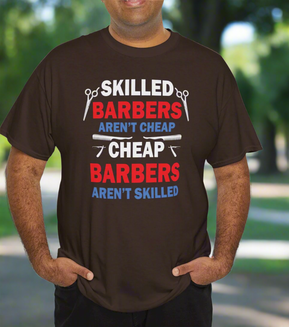 Skilled Barbers Cotton Tee - Kim’s Signature Beauty & Accessories